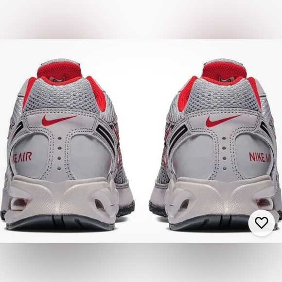 Nike Red and Gray Athletic Shoes